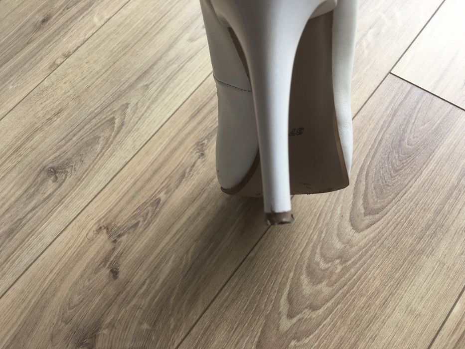 Buty ślubne pantofle La Boda ecru 37