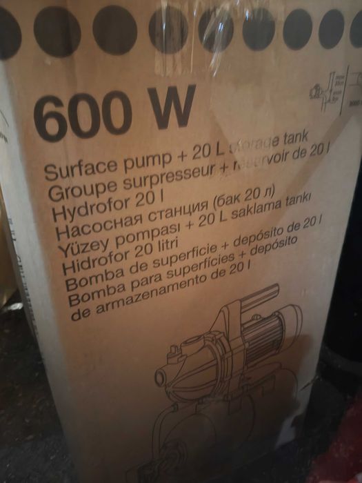 Hydrofor 600W 20L nowy