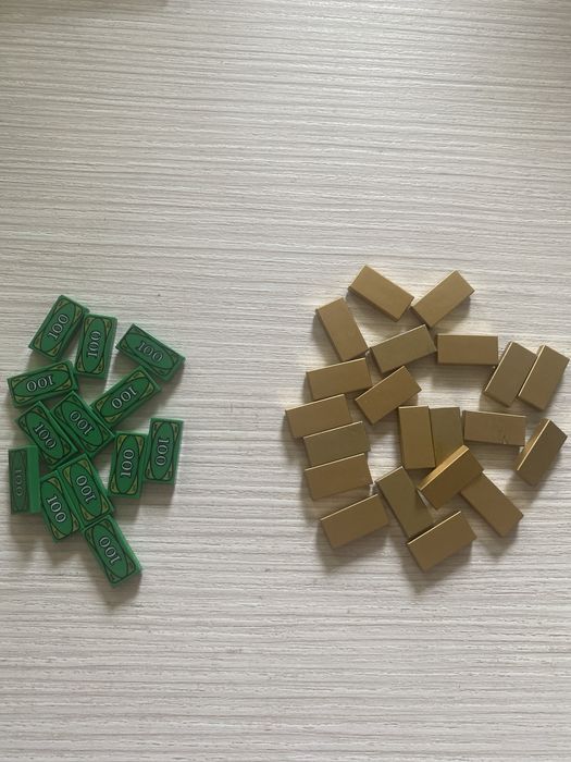 Lego золоті злитки