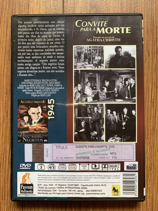 Convite para a Morte - dvd