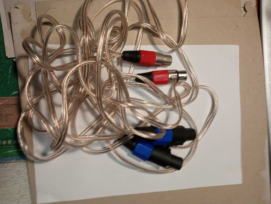 Продам аудіо розєми і шнури