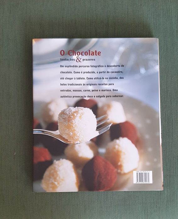 Livro " O Chocolate tentações & prazeres"