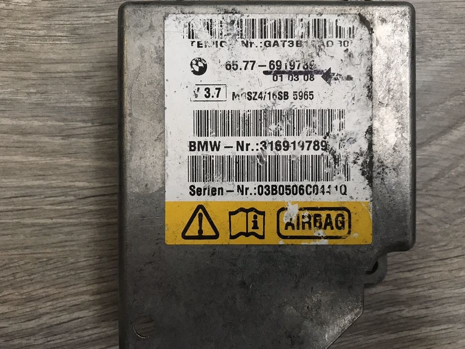 Модуль airbag bmw e 46, e39, e38