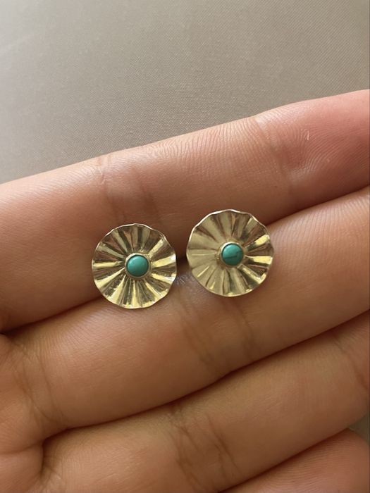 Brincos Prata de Lei 925 Banhados a Ouro Stone by Stone