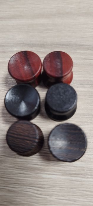 Tunele, rozpychacze do uszu 3 komplety