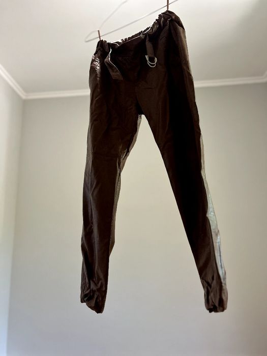 Елегантні жіночі штани коричневого кольору