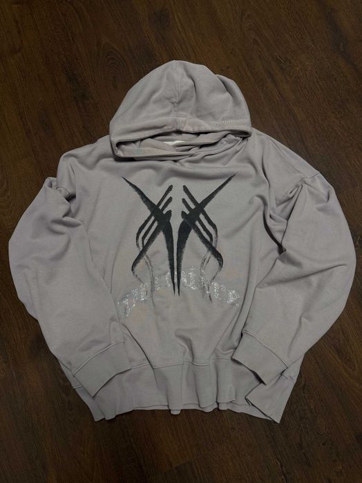 Hoodie Sweatshirt Bluza Sweter Ribs Hoodie Premiere Made In EU Gray