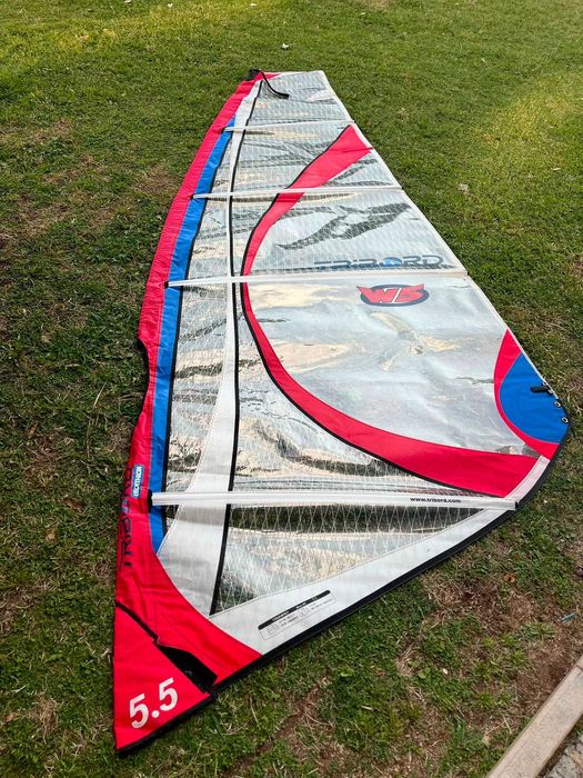 Vela de Windsurf Tribord 5.5 Wave W - Como nova