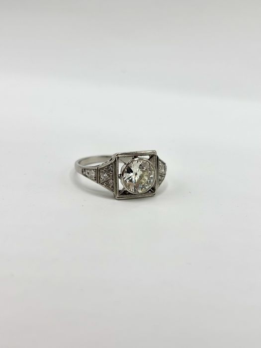 Pierścionek Art Deco Brylant 1,63ct lata 30. XX w.