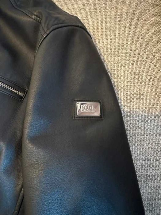 Kurtka skórzana biker Karl Lagerfeld r. L/XL