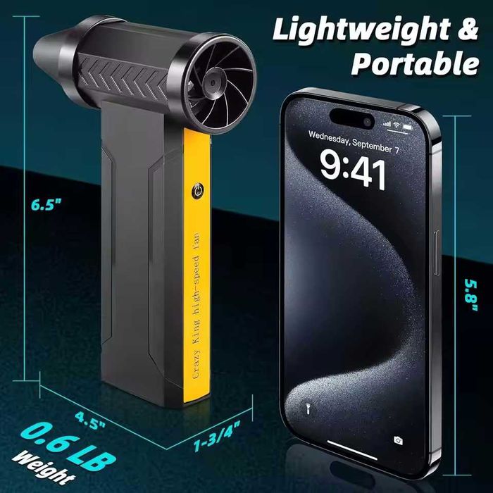 Турбо вентилятор Violent F16 Turbo Jet Fan 160000 RPM повітродувка