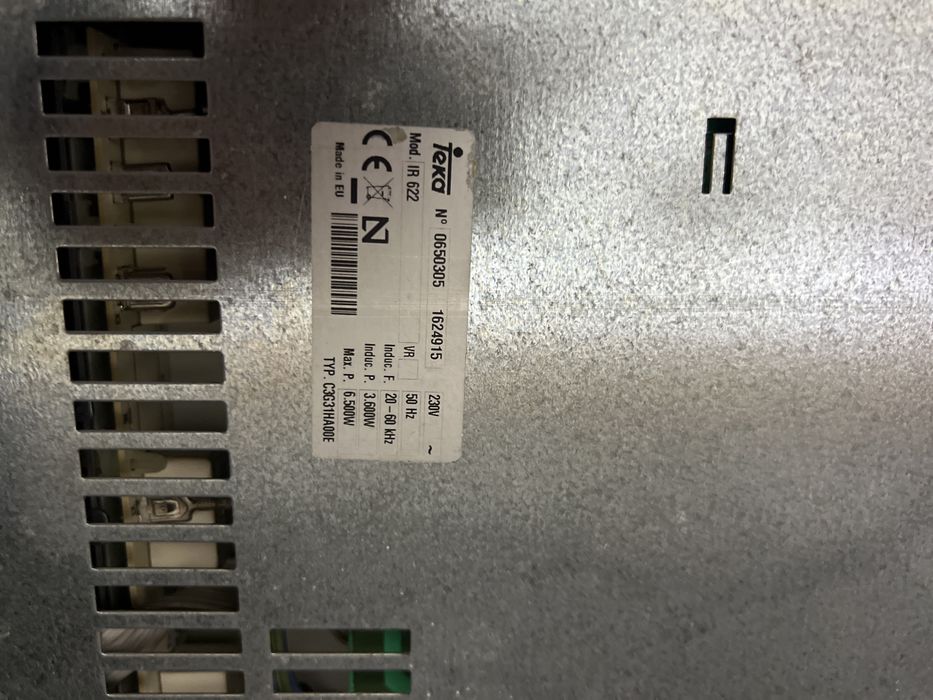 Placa mista de inducao e vitroceramica teka