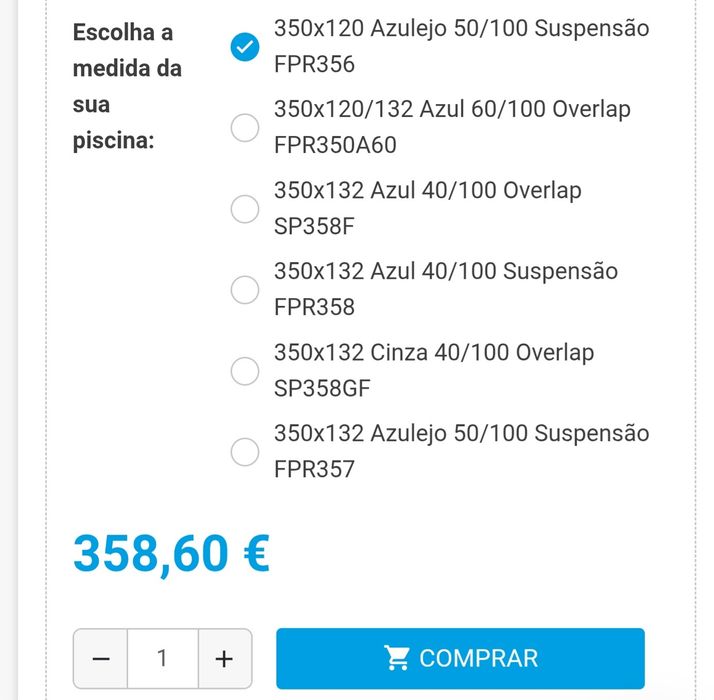 Piscinas Gré Redonda 3.50cm