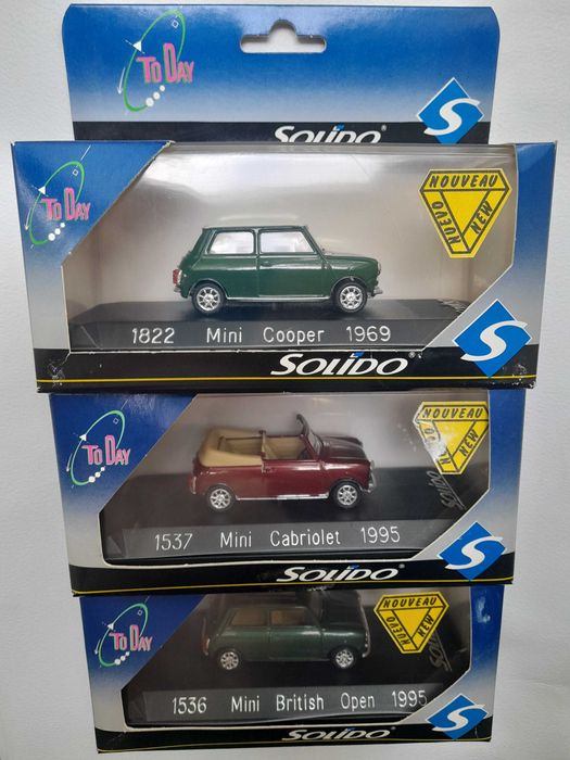Три коллекционных модели SOLIDO Mini, 1/43
