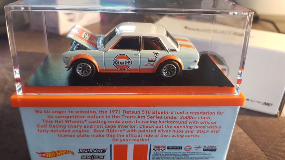 Hotwheels RLC Datsun 510 GULF edition