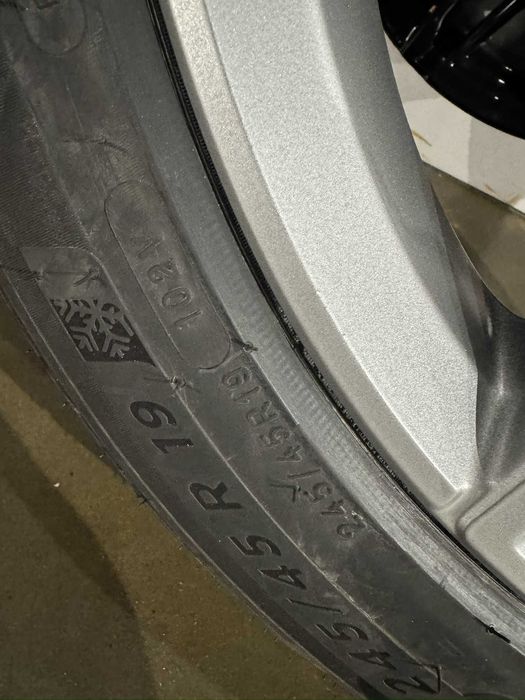 Оригінальні диски + зимова гума Michelin R19 на Mercedes E S Class W22