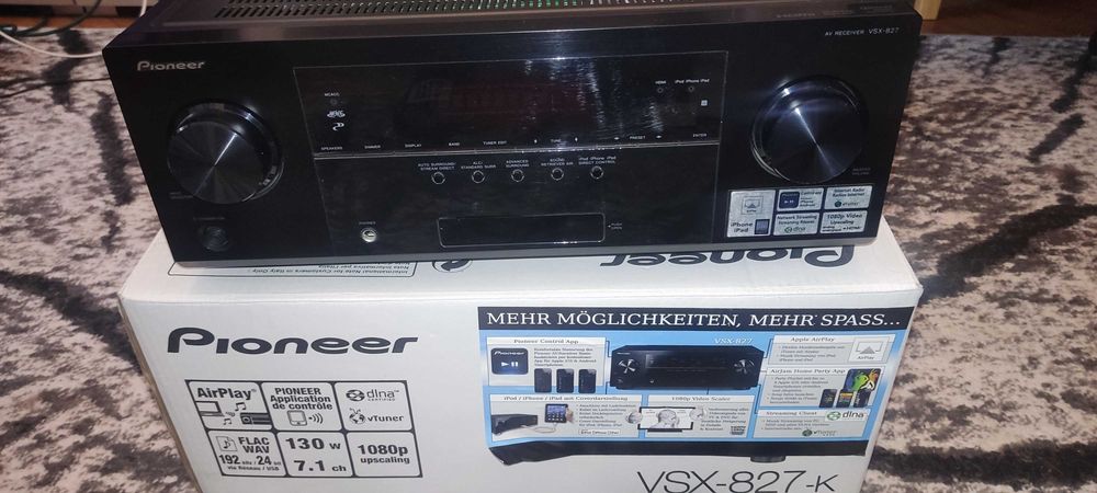 Amplituner Pioneer VSX-827-K 7.1, HDMI 1.4a