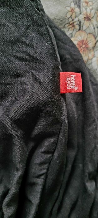 Prześcieradło Z Gumką Sateen 160x200 cm home&you czarne