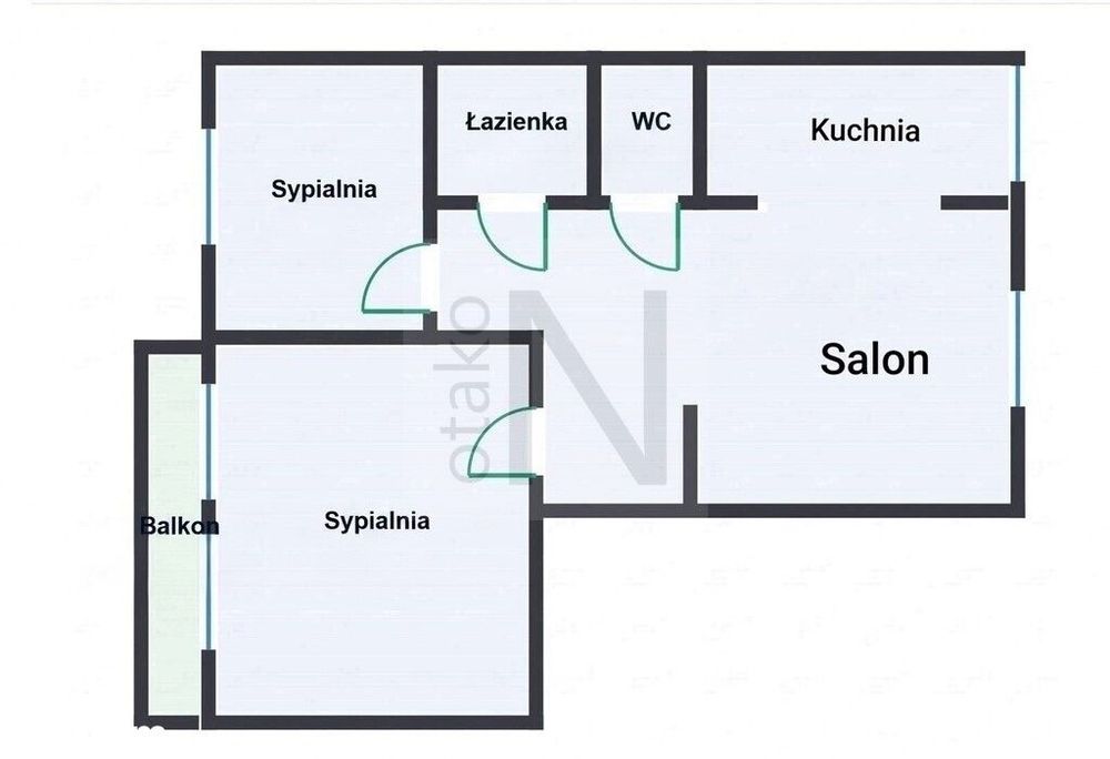 Okazja!!! 3 Pokoje | Duży Balkon | Parking