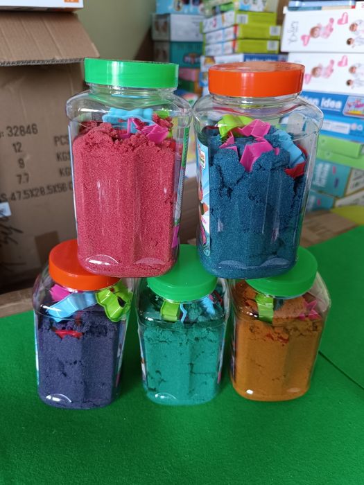 Кінетичний пісок кинетический песок 1кг 1000грам набір для творчості