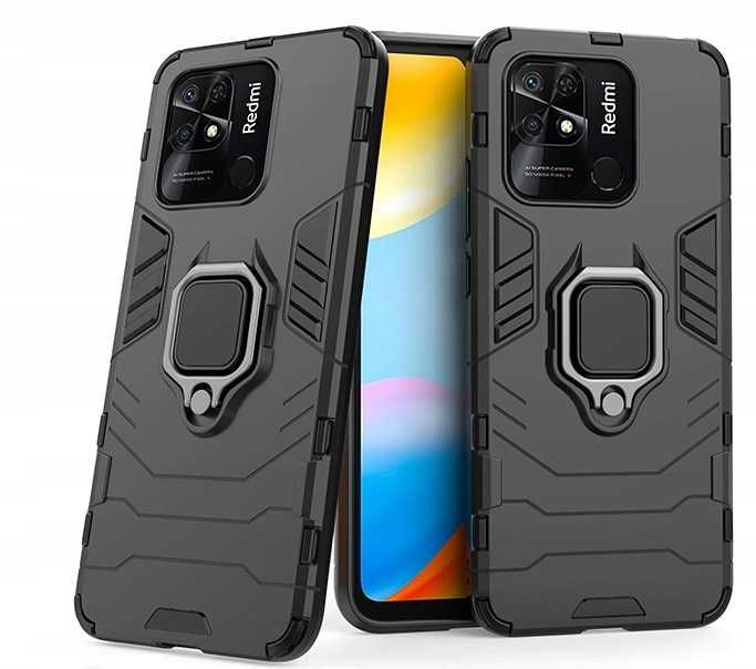 Etui Case Pancerne Xiaomi Redmi 10C + Szkło Hartowane