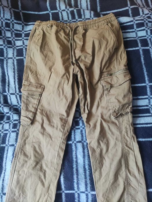 Spodnie Trekkingowe Bojówki Cuff Cargo roz  L