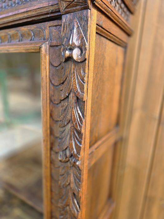 Mała witryna biblioteczka eklektyczna  #1786 Stylowy Węgrów