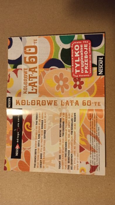Kolorowe lata 60-te kaseta