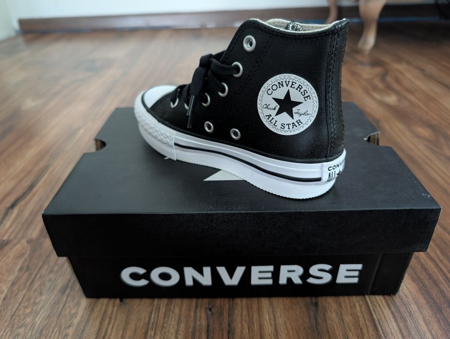 NOWE Trampki Converse Chuck Taylor EVA Lift Hi – r. 28 – Skórzane