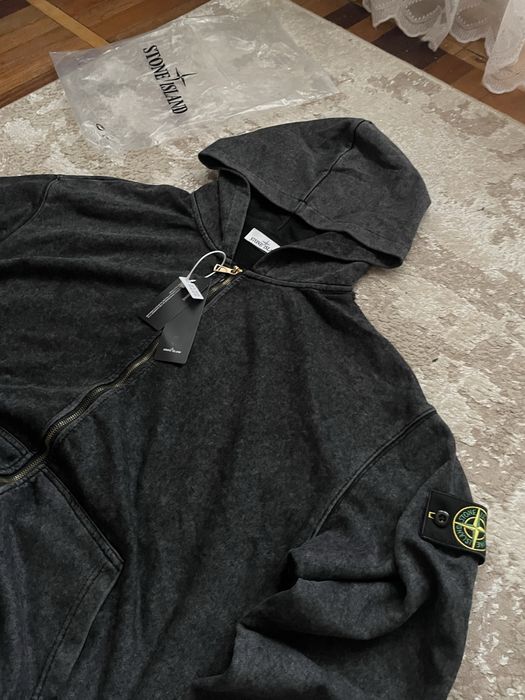 Зіп худі Stone Island Washed зипка зіпка худи стон ісланд исланд айленд