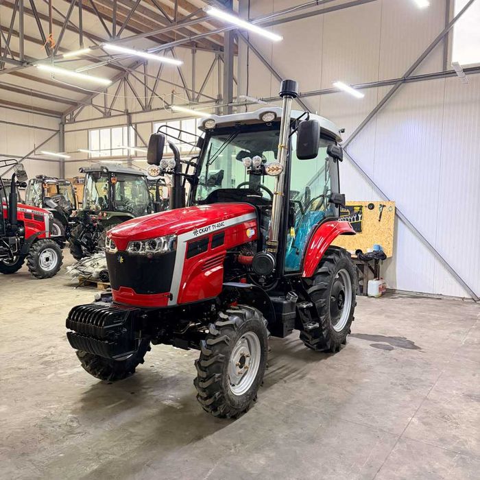 Мінітрактор СКАУТ TY-404С RED (40 к.с.) з кабіною — Повний привід 4х4
