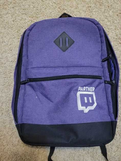 Єдиний в Україні офіційний фіолетовий партнерський рюкзак Twitch(Твіч)