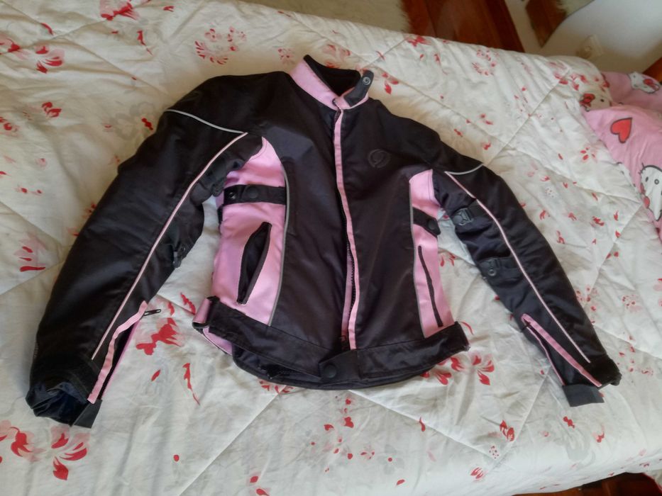 Casaco blusão motard Caparica Peles com protecção