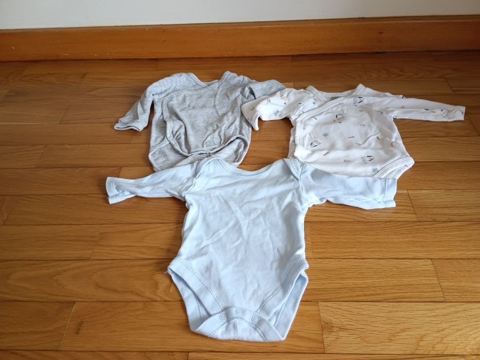 Lote de 28 peças de menino 0-3m