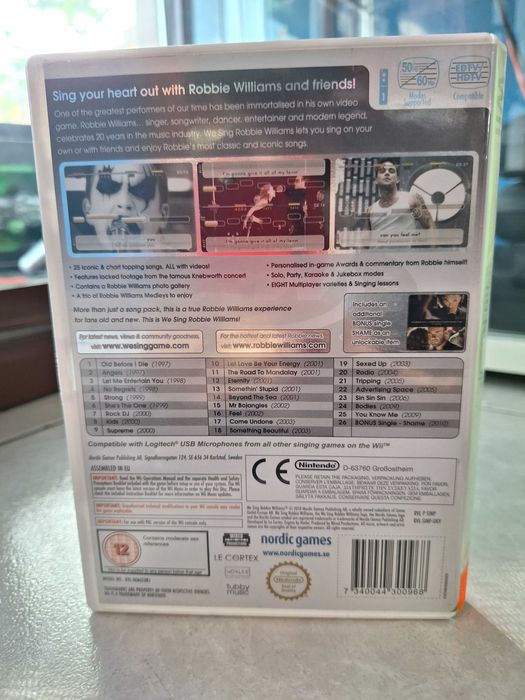 We Sing Robbie Williams Nintendo Wii, BDB, Sklep Centrum Grania