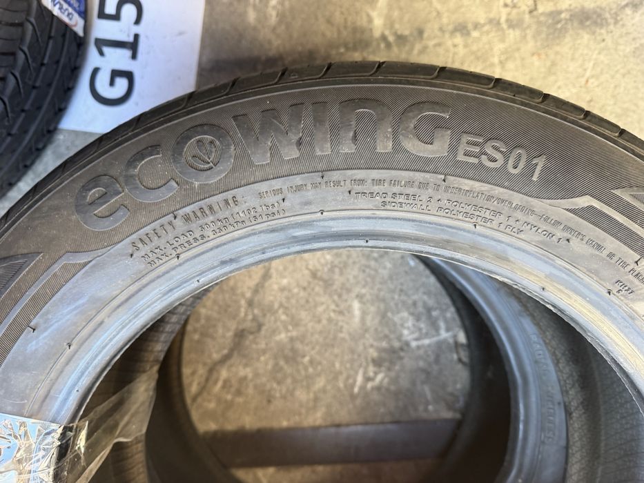 Шины 185/60 R15 Kumho EcoWing ES01 б/у пара лето5/5,5mm  ар. 201470 U9