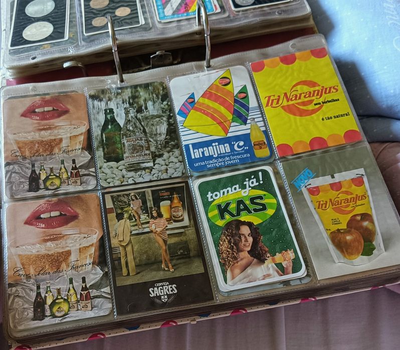 Calendários vintage anos 80'