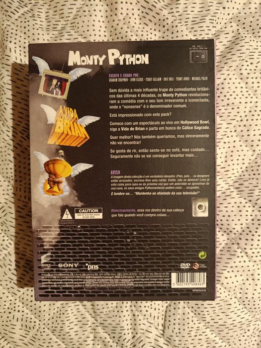 Pack 3 filmes dos Monty Python em DVD (portes grátis)