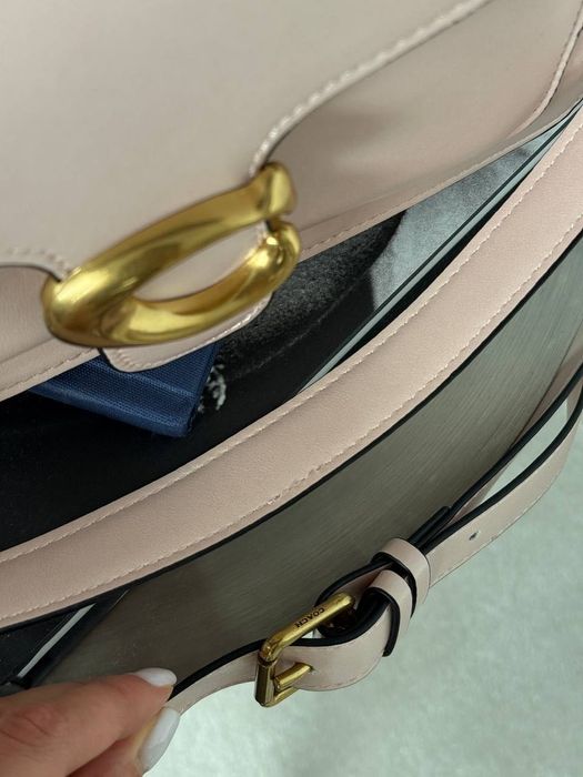 Сумка Coach / сумочка коуч коач ніжно-рожева