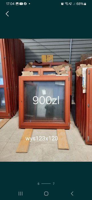 Sprzedam nowe okna drewniane