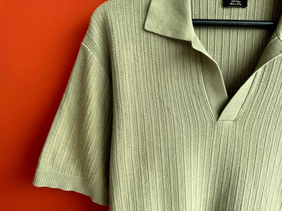 MASSIMO DUTTI оригінал чоловіча класична футболка з комірцем поло розмір L