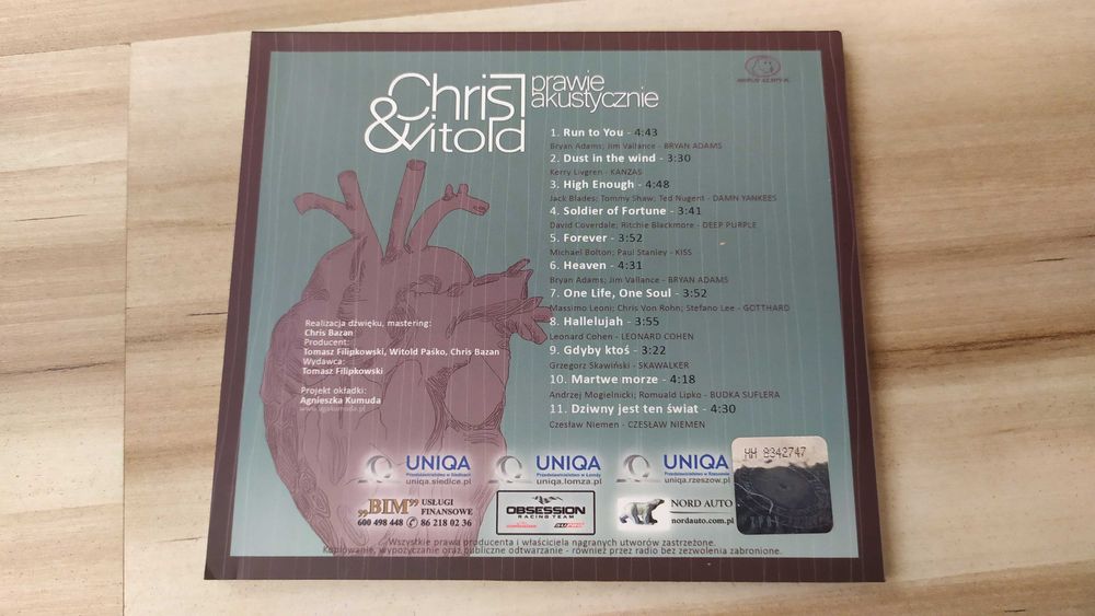 Chris & Witold - Prawie akustycznie CD