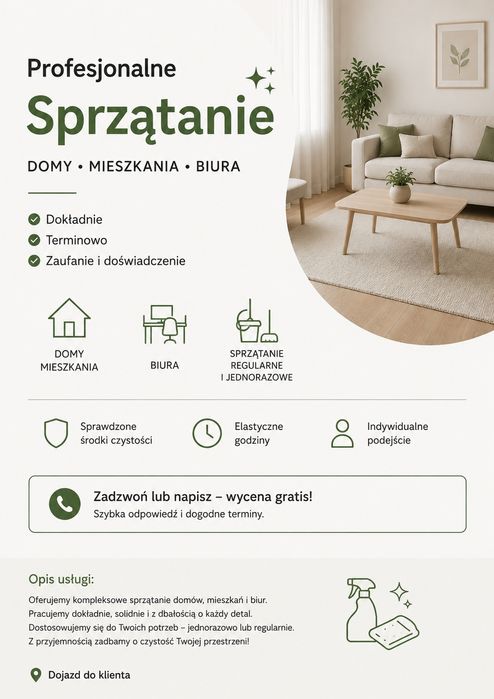 Sprzątanie mieszkań