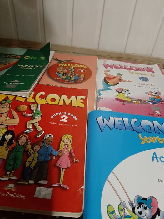 Welcome учебник+рабочая тетрадь оригинал