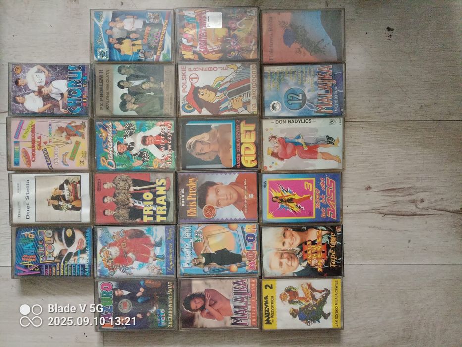 Rozne kasety magnetofonowe 22 sztuki polskie