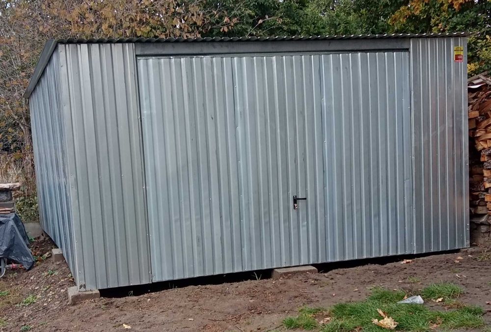 Garaż blaszany 3x5 II gatunek CZĘSTOCHOWA Transport i Montaż GRATIS