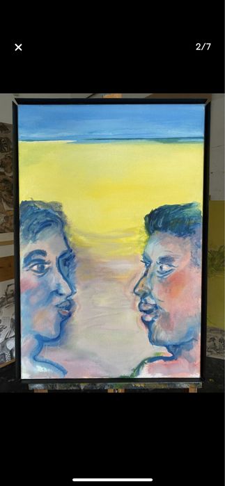 Pintura “My Beach is your beach” de Ruben Van Veen