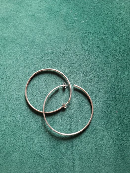 kolczyki srebrne YES