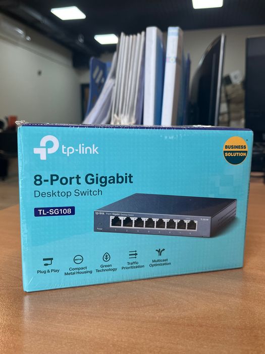 Комутатор TP-LINK TL-SG108 8*1Гбіт /с