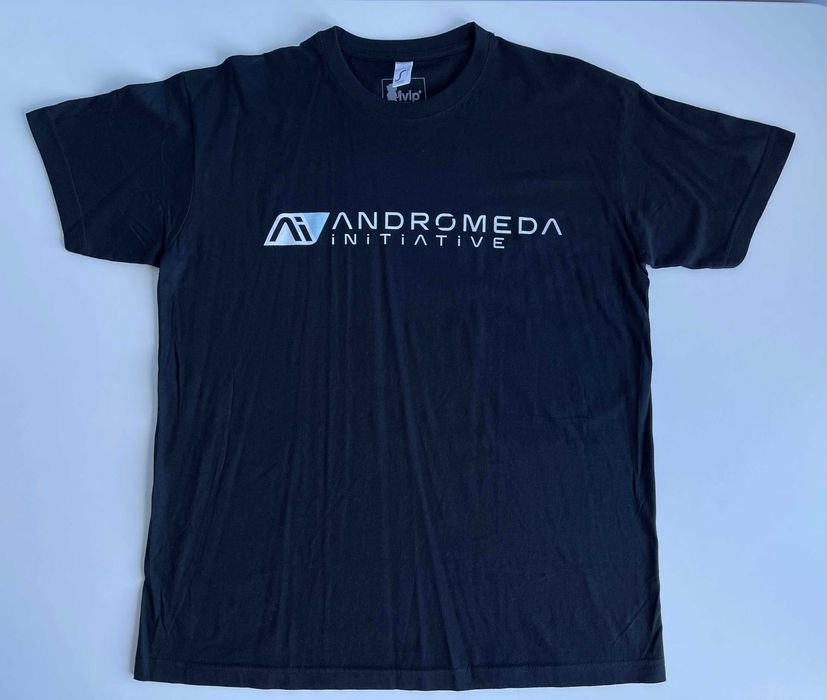 Koszulka z gry Mass Effect: Andromeda. Czarna, rozmiar L, nowa.